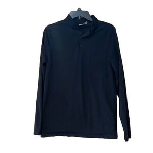 𝅺BLUE Long Sleeve Collared Shirt